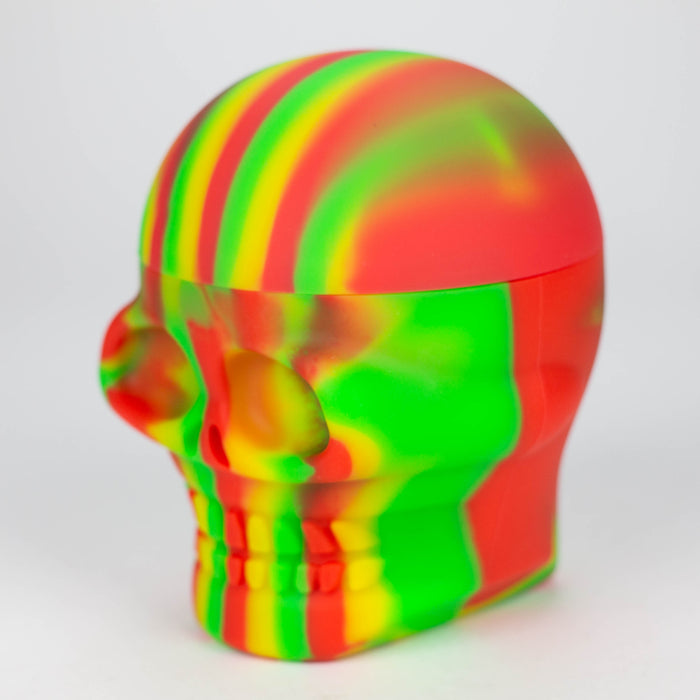Skull Silicone Stash JAR - 500ml - Assorted Storage YHS Smoke