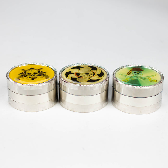 3 parts Skull pictured Grinder Box of 12 Display Pack NIBO Distribution