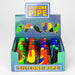Silicone Pipe hitter Display of 24 Silicone Hand Pipe NIBO Distribution