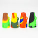 Silicone Pipe hitter Display of 24 Silicone Hand Pipe NIBO Distribution