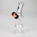 HIT | 5" miniature glass water bong with metal stem - Assorted Glass Bong NIBO Distribution