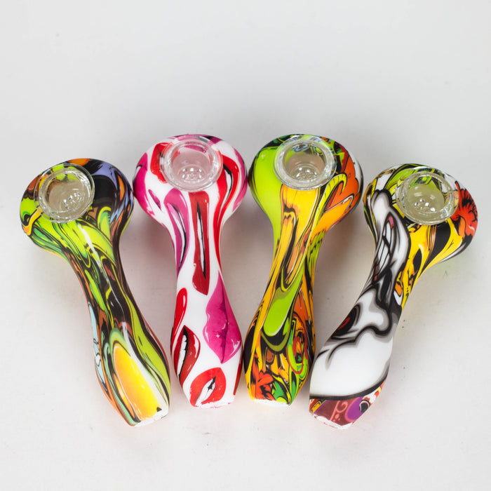 HIT | 4.5" Silicone Pipe Jar of 15 Silicone Pipe NIBO Distribution