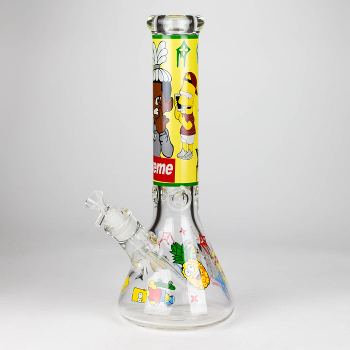 14" Cartoon 9 mm glass bong [PIP837] Glass Bong NIBO Distribution Design A