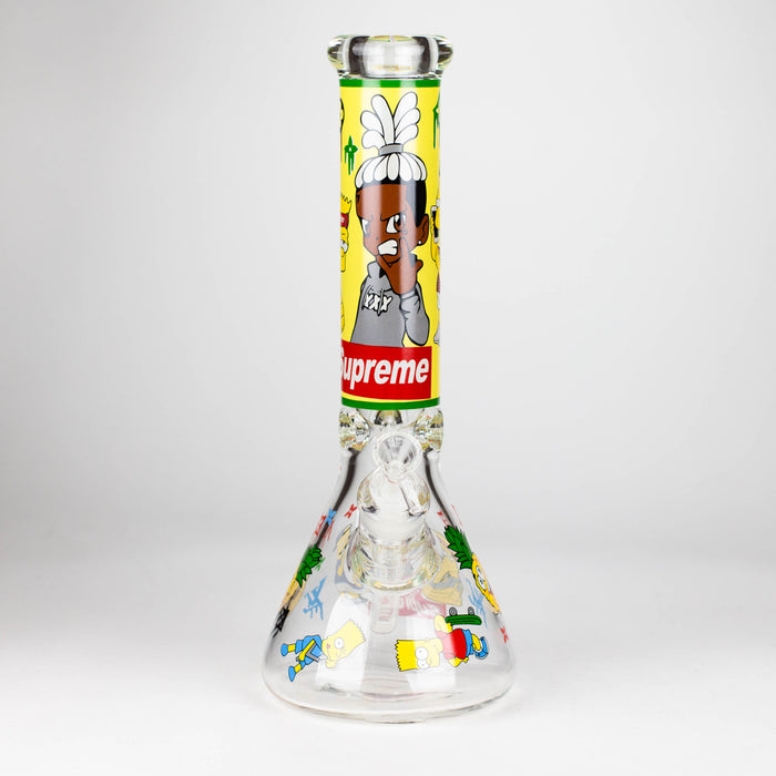 14" Cartoon 9 mm glass bong [PIP837] Glass Bong NIBO Distribution