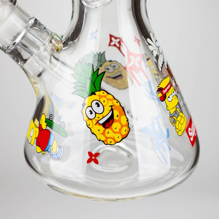 14" Cartoon 9 mm glass bong [PIP837] Glass Bong NIBO Distribution