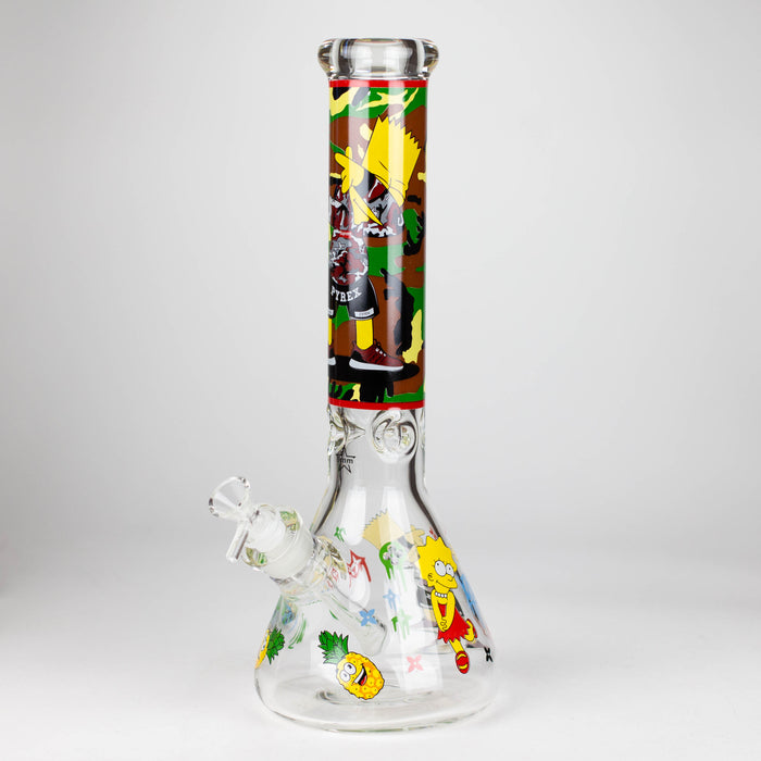 14" Cartoon 9 mm glass bong [PIP837] Glass Bong NIBO Distribution Design C