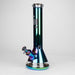 13.5" Infyniti 7 mm metallic beaker bong ( GP2041 ) Glass Bong ONE Dark Green Sunshine