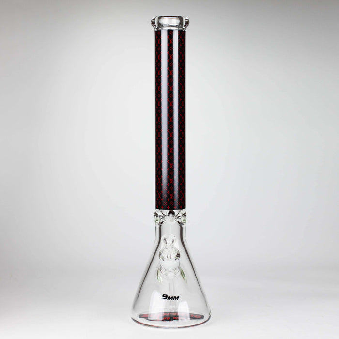 20" Luxury Pattern 9mm glass bong [PIP872] Glass Bong NIBO Distribution
