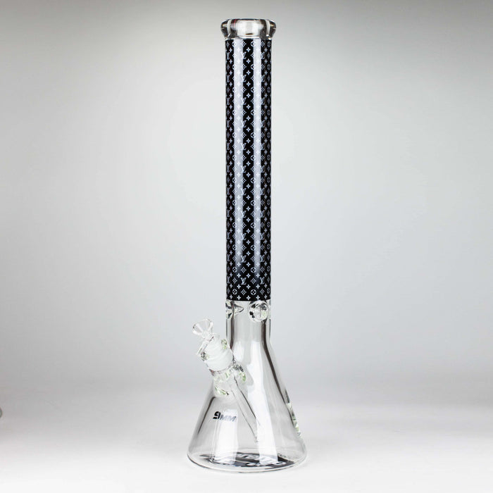 20" Luxury Pattern 9mm glass bong [PIP872] Glass Bong NIBO Distribution Design F