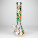 14" Cobra snake Glow 9mm glass bong [PIP868] Glass Bong NIBO Distribution Design A
