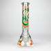 14" Cobra snake Glow 9mm glass bong [PIP868] Glass Bong NIBO Distribution