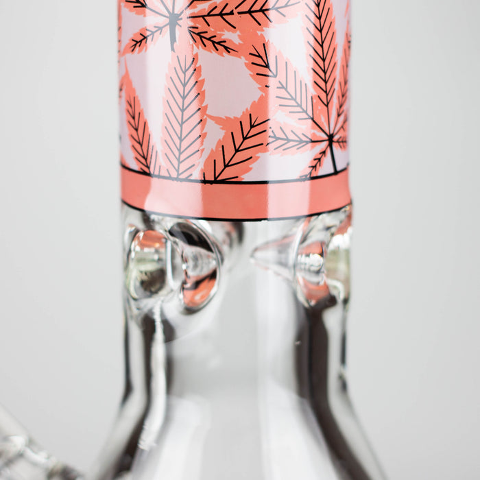 14" Hemp Weed 9mm glass bong [PIP845] Glass Bong NIBO Distribution