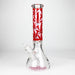 14" Hemp Weed 9mm glass bong [PIP845] Glass Bong NIBO Distribution Red