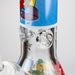 14" Cartoon Glow 9 mm glass bong [PIP834] Glass Bong NIBO Distribution