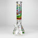 14" Cartoon Glow 9 mm glass bong [PIP834] Glass Bong NIBO Distribution Design B