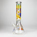14" Cartoon Glow 9 mm glass bong [PIP834] Glass Bong NIBO Distribution Design D
