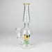 12" Fancy glass water bong Glass Bong Bongzie Smokes Yellow