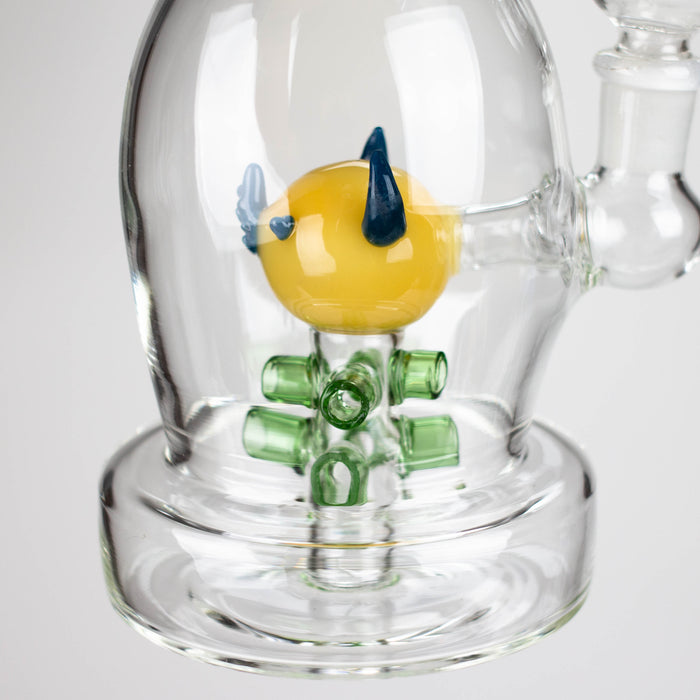 12" Fancy glass water bong Glass Bong Bongzie Smokes