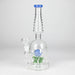 12" Fancy glass water bong Glass Bong Bongzie Smokes Blue
