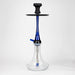Genie | 22.5″ Aluminum Hookah with Diffuser,Tray, and Soft Touch Silicone Hose [SS-04] Hookah BB Canada Blue