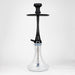Genie | 22.5″ Aluminum Hookah with Diffuser,Tray, and Soft Touch Silicone Hose [SS-04] Hookah BB Canada Black