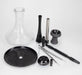 Genie | 22.5″ Aluminum Hookah with Diffuser,Tray, and Soft Touch Silicone Hose [SS-04] Hookah BB Canada