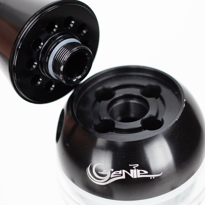 Genie | 22.5″ Aluminum Hookah with Diffuser,Tray, and Soft Touch Silicone Hose [SS-04] Hookah BB Canada