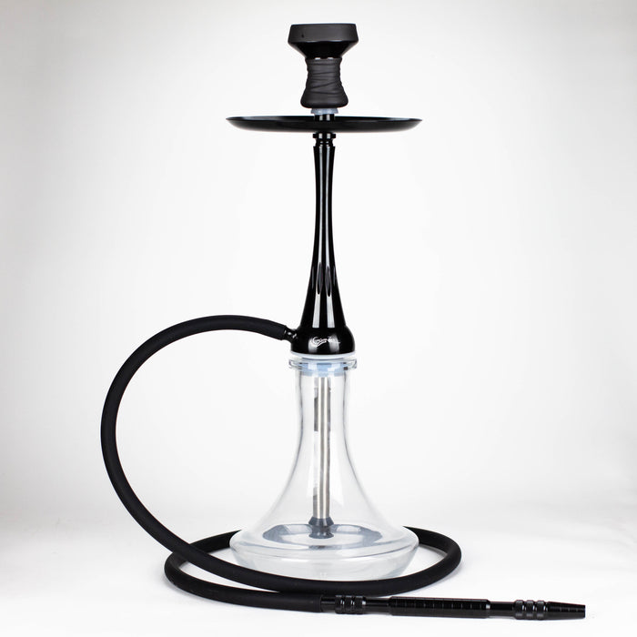 Genie | 22.5″ Aluminum Hookah with Diffuser,Tray, and Soft Touch Silicone Hose [SS-04] Hookah BB Canada