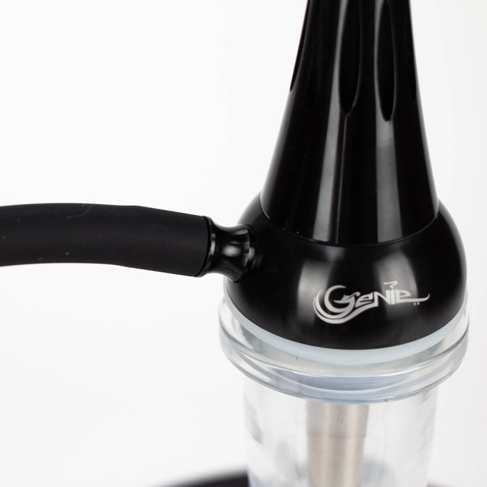 Genie | 22.5″ Aluminum Hookah with Diffuser,Tray, and Soft Touch Silicone Hose [SS-04] Hookah BB Canada