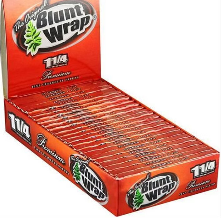 Blunts Wrap | Orange Ultra Fine 1 1/4 - 24 packs 1 - 1/4" Size NIBO Distribution