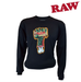 Raw | Men's Zombe Long Sleeve T-shirt Black 2XL Long Sleeve NIBO Distribution