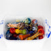 4” Assorted design Soft glass hand pipe Box of 30 Glass Pipe ONE