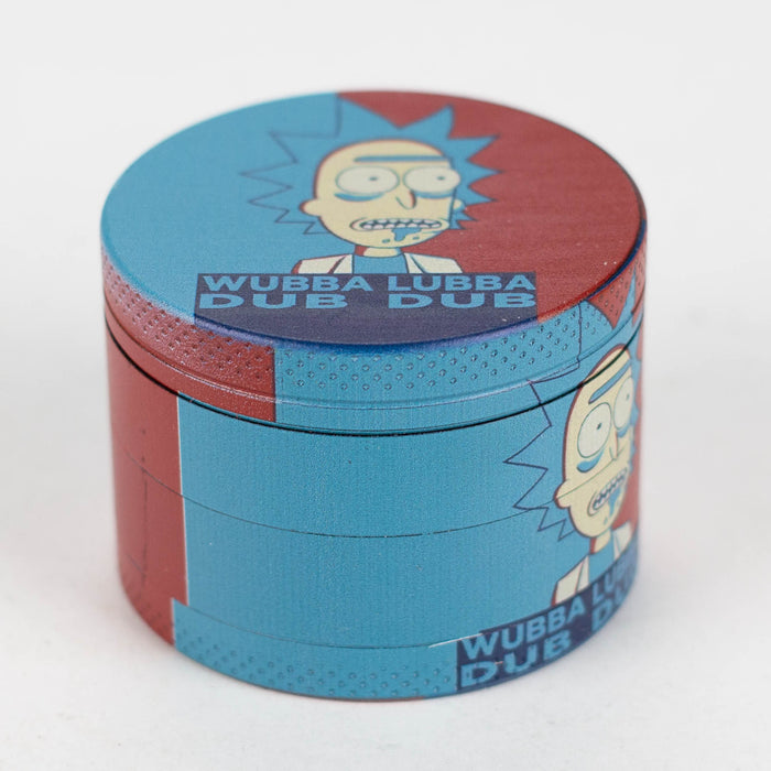 Z2.2" Metal Grinder 4 Layers RM Design Box of 12 [GZ462] Display Pack 777 Smoke