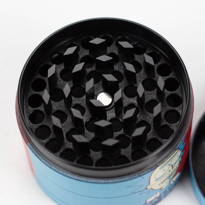 Z2.2" Metal Grinder 4 Layers RM Design Box of 12 [GZ462] Display Pack 777 Smoke