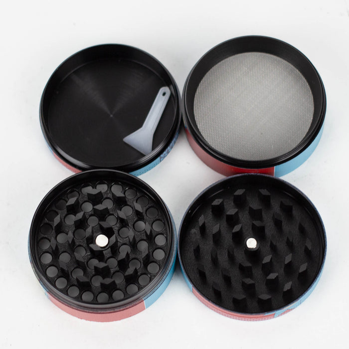 Z2.2" Metal Grinder 4 Layers RM Design Box of 12 [GZ462] Display Pack 777 Smoke