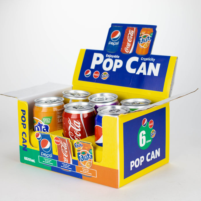 POP CAN HERB STORAGE JAR BOX OF 6 Storage 777 Smoke