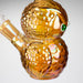 9" Owl Electroplate Glass Bong Glass Bong 777 Smoke