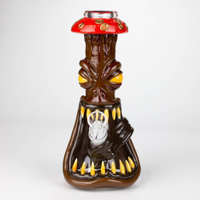 10" Resin 3D Spore Fiend glass beaker [DY384] Resin · Silicone · Plastic Bong DY Glass
