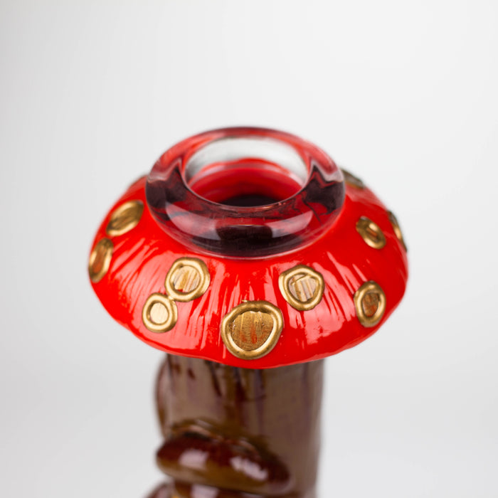 10" Resin 3D Spore Fiend glass beaker [DY384] Resin · Silicone · Plastic Bong DY Glass