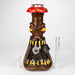 10" Resin 3D Spore Fiend glass beaker [DY384] Resin · Silicone · Plastic Bong DY Glass