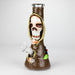 10" Resin 3D artwork Skull glass beaker [DY404] Resin · Silicone · Plastic Bong DY Glass