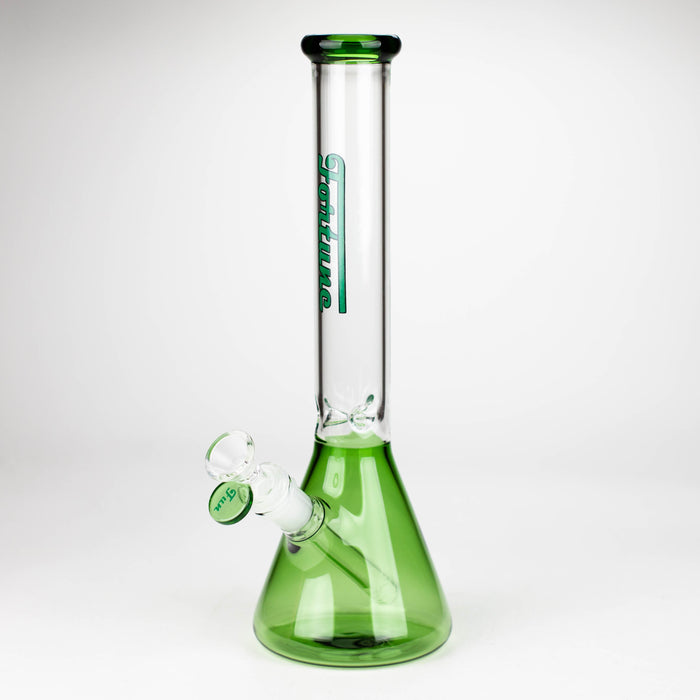 Fortune | 12“ 4mm Color Beaker Bong [123804] Glass Bong Fortune Green