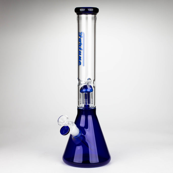 Fortune | 14" 6 Arms Percolator Glass Bong [144404p] Glass Bong Fortune Blue