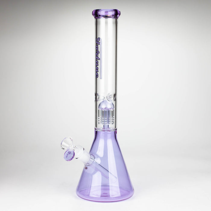 Fortune | 14" 6 Arms Percolator Glass Bong [144404p] Glass Bong Fortune Purple