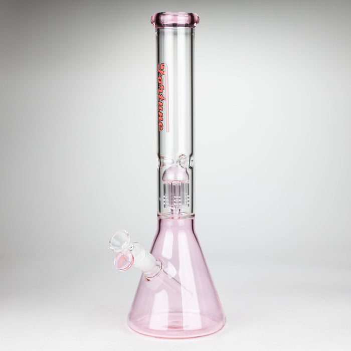 Fortune | 14" 6 Arms Percolator Glass Bong [144404p] Glass Bong Fortune Pink