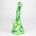 Fortune | 8.5" Angled Hydrographic Silicone Waterpipe-Assorted [SP1019P] Resin · Silicone · Plastic Bong Fortune
