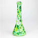 Fortune | 8.5" Angled Hydrographic Silicone Waterpipe-Assorted [SP1019P] Resin · Silicone · Plastic Bong Fortune