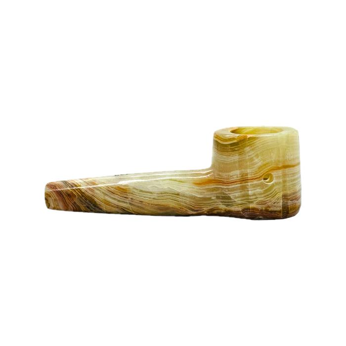 StoneAge | 4" Handmade Tobacco Smoking Pipe – Model: Bowl Design, Includes Gift Box Quartz · Stone Pipe NicePrice
