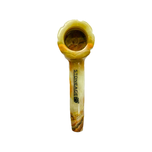 StoneAge | 4" Handmade Tobacco Smoking Pipe – Model: Bowl Design, Includes Gift Box Quartz hand pipe NicePrice