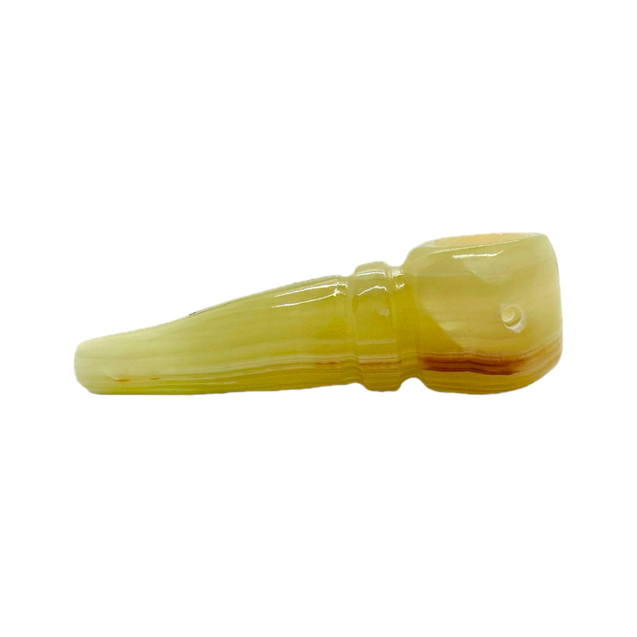 StoneAge | 4" Handmade Tobacco Smoking Pipe – Model: Ring, Includes Gift Box Quartz · Stone NicePrice